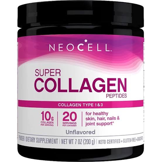 NEOCELL SUPER COLLAGEN PEPTIDES | collagen type 1 & 3| 10g collagen per serving | for healthy hair, skin and nails