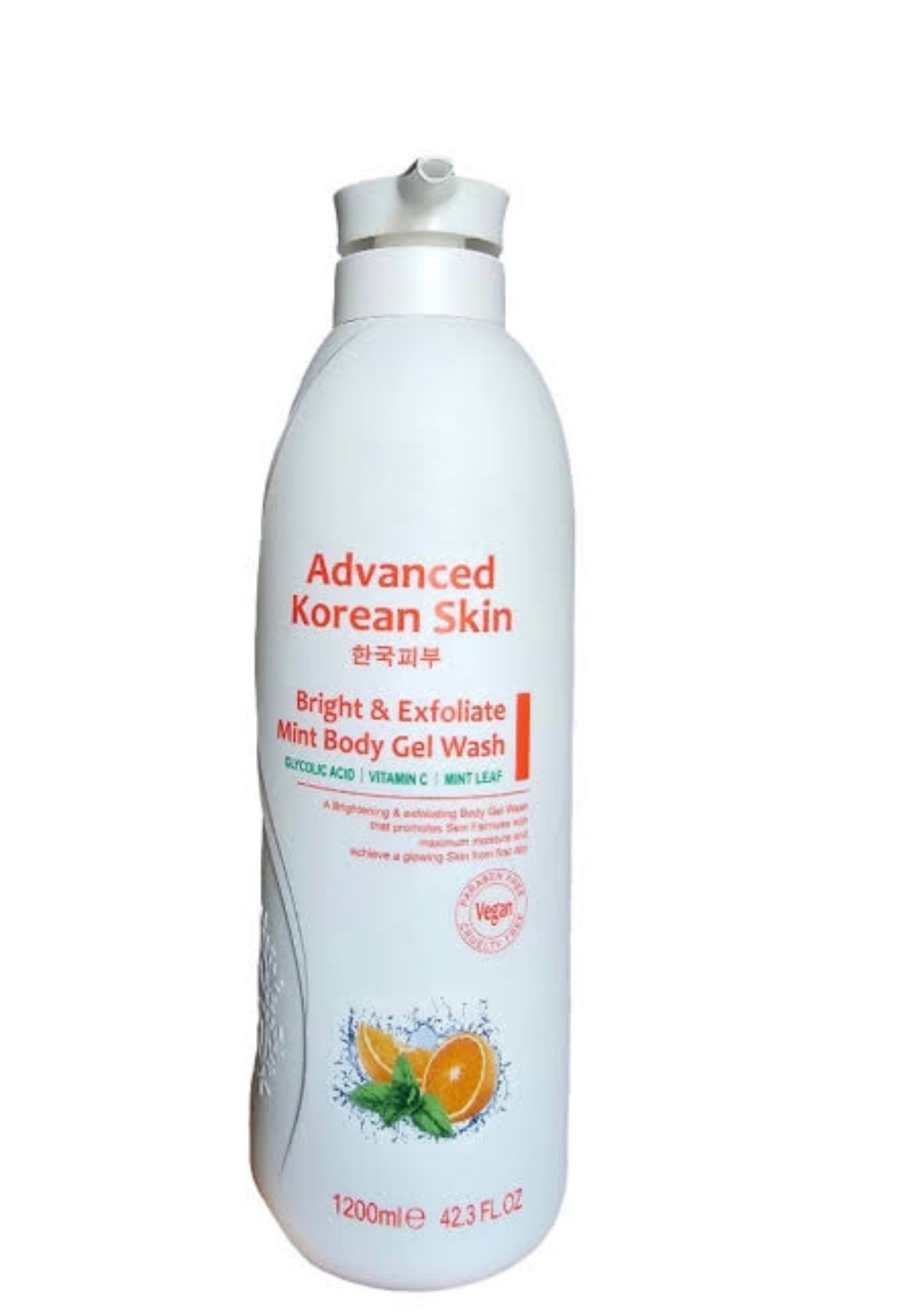 ADVANCED KOREAN SKIN MINT BODY GEL WASH 1200ML