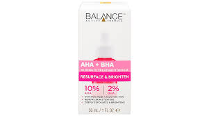 BALANCE ACTIVE FORMULA AHA + BHA RESURFACE & BRIGHTEN SERUM 30ML