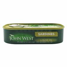 JOHN WEST SARDINES IN OLIVE OIL 120g. Exp Date: Dec 2027.