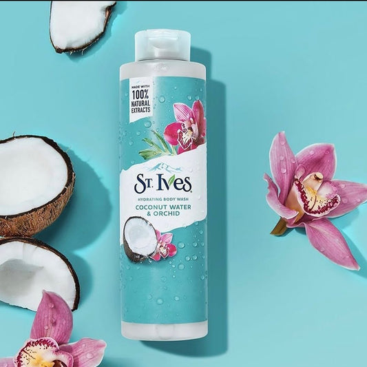 ST.IVES HYDRATING BODYWASH COCONUT WATER & ORCHID 650ML