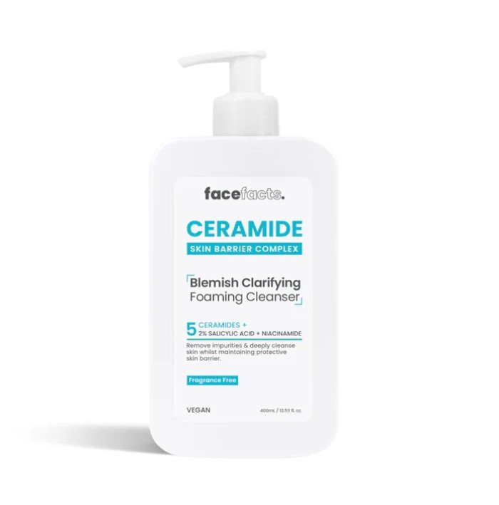 FACE FACTS CERAMIDE SKIN BARRIER COMPLEX BLEMISH CLARIFYING FOAMING CLEANSER 400ML