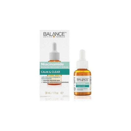 BALANCE ACTIVE FORMULA NIACINAMIDE BLEMISH RECOVERY SERUM 30ML