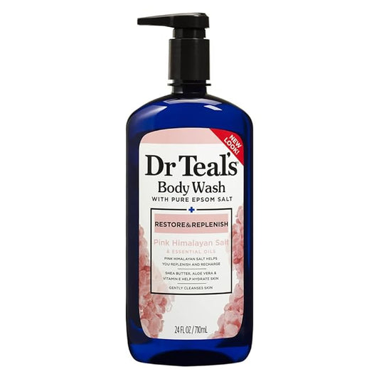 DR TEALS BODY WASH WITH PURE EPSOM SALT +RESTORE & REPLENISH 710ML