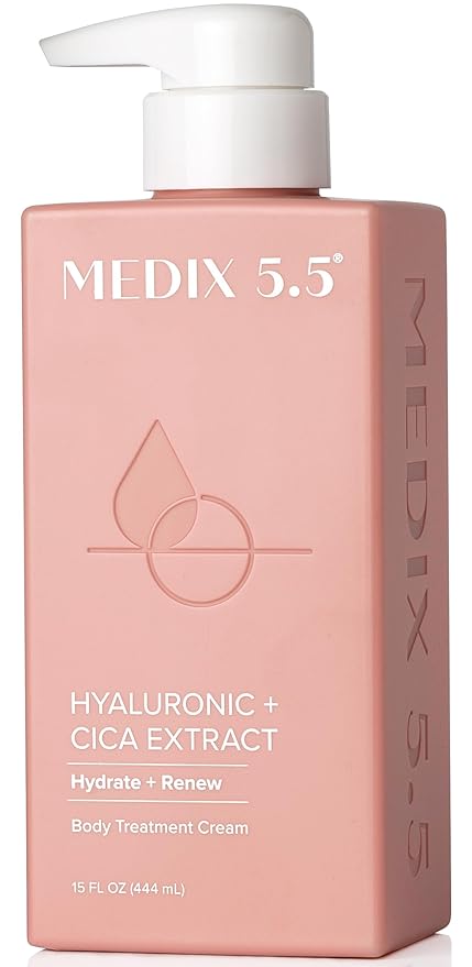 MEDIX 5.5 HYALURONIC + CICA EXTRACT HYDRATE + RENEW BODY CREAM 444ML