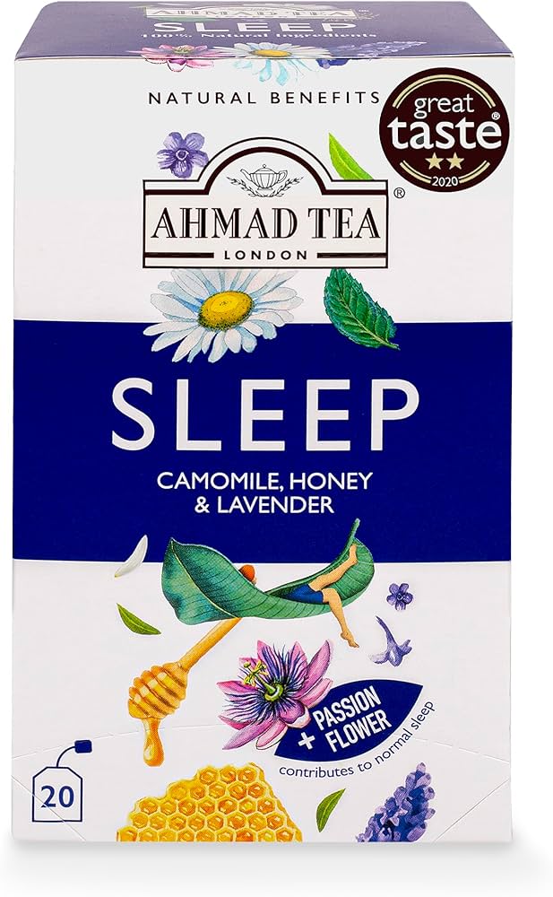 AHMAD TEA LONDON SLEEP CAMOMILE, HONEY & LAVENDER EXP DATE: 09.08.2026