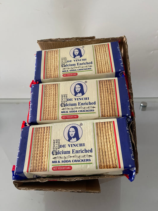 DE VINCHI LOW CALORIE BISCUIT ( HALF CARTON) | 12 PACKS | 248g PER PACK| 60 calories per 100g serving. EXP DATE: Jan 2027