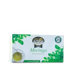 ADAM HERBS MORINGA TEA 25 TEA BAGS 37.5g [EXP DATE: 01/2027]