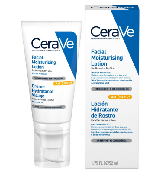 CERAVE FACIAL MOISTURISING LOTION 52ml SPF 25 [AM]
