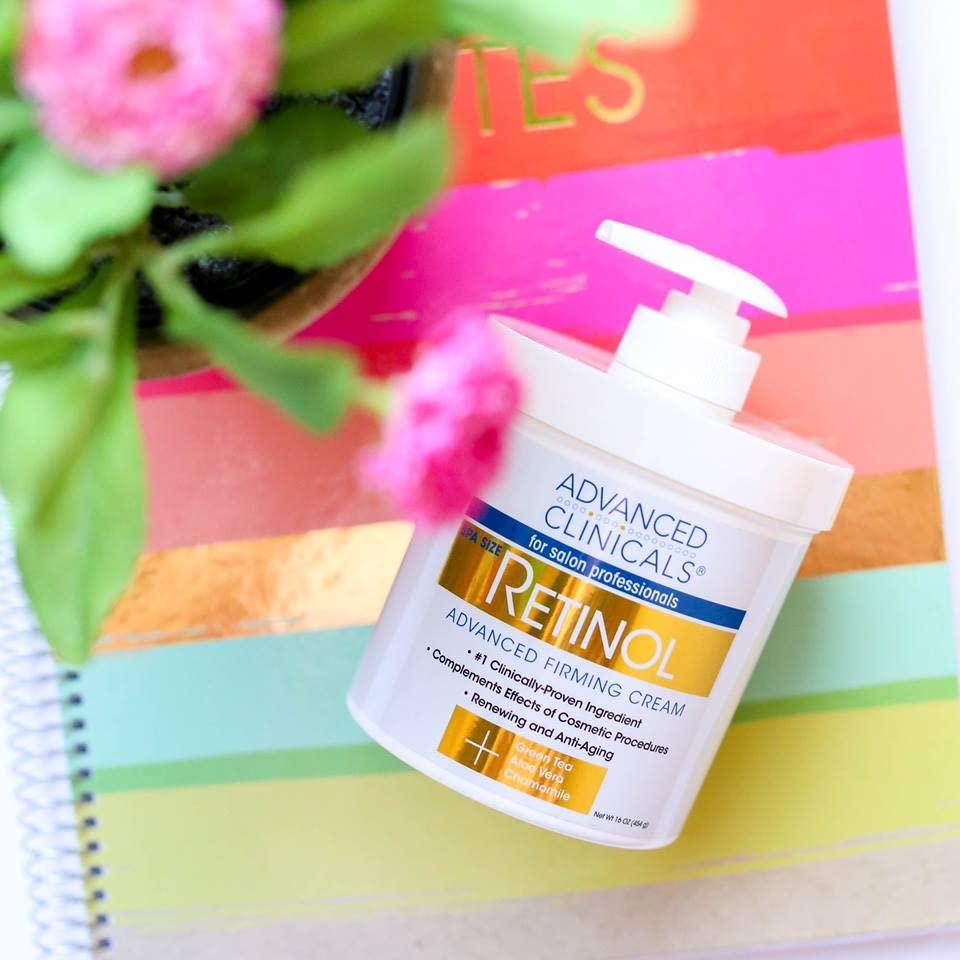 ADVANCED CLINICALS SPA SIZE RETINOL ADVANCED FIRMING CREAM 454g