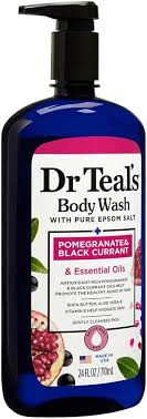DR TEALS BODY WASH WITH EPSOM SALT + POMEGRANATE & BLACK CURRANT 710ML