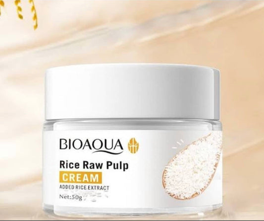 BIOAQUA RICE RAW PULP FACE CREAM