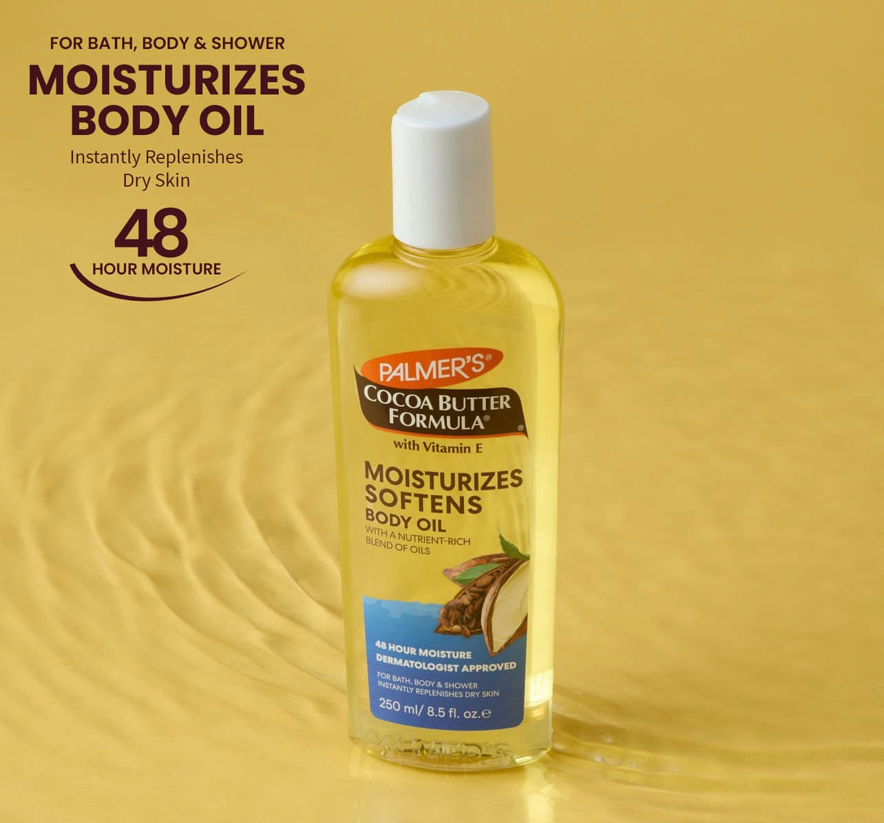 PALMERS COCOA BUTTER FORMULA MOISTURISING BODY OIL WITH VITAMIN E 250ml