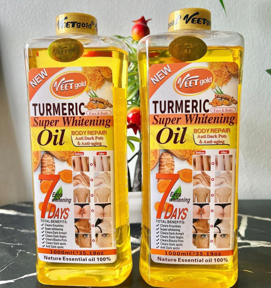VEET GOLD TUMERIC SUPER WHITENING OIL 1000ml