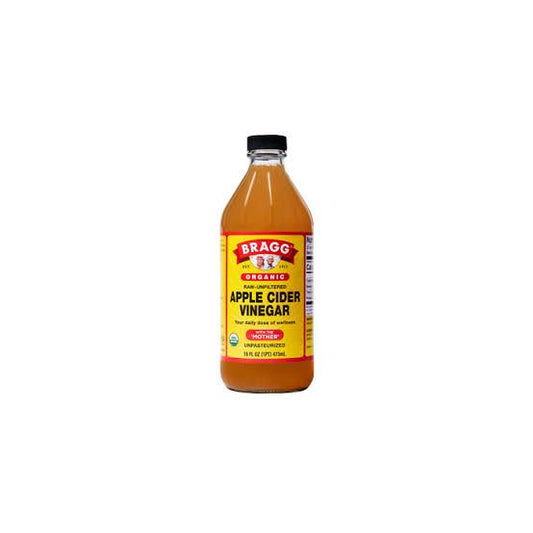 BRAGG APPLE CIDER VINEGAR with Mother (small size) 473ml. Exp Date: Feb 2028