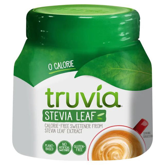 Truvia stevia leaf SWEETENER 280g. Exp Date: July 2028