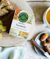 TRADITIONAL MEDICINAL ORGANIC TUMERIC TEA 32g. [EXP DATE: OCT 2026]