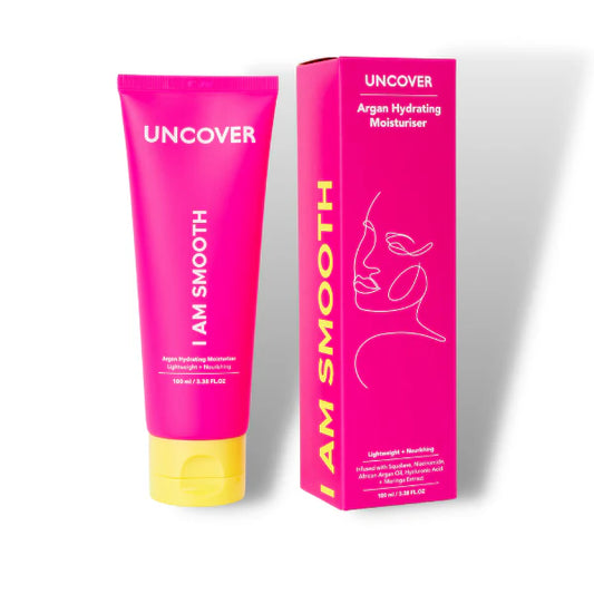 UNCOVER [I AM SMOOTH] ARGAN HYDRATING MOISTURISER 30ml