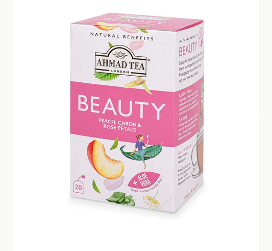 AHMAD TEA BEAUTY [PEACH, CAROB AND ROSE PETALS] BB: 04.02.2026