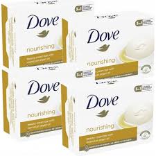 DOVE NOURISHING BAR SOAP [ 4 X 90g BARS ]