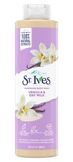 ST IVES PAMPERING BODY WASH VANILLA & OAT MILK 650ML