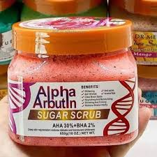 DR MEINAIER ALPHA ARBUTIN SUGAR SCRUB AHA 30% + BHA 2%