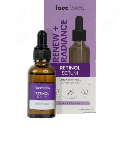 FACE FACTS RENEW + RADIANCE RETINOL SERUM 30ml