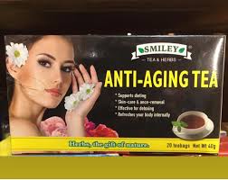 SMILEY TEAS AND HERBS ANTI AGING TEA  [20 TEA BAGS] 40g BB:OCT 18 2028