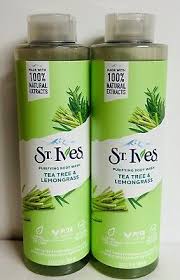 ST IVES PURIFYING BODY WASH TEA TREE& LEMON GRASS 650ML