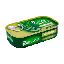 JOHN WEST SARDINES IN OLIVE OIL 120g. Exp Date: Dec 2027.